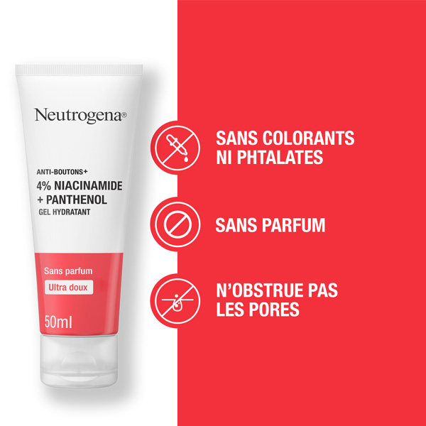 Neutrogena Anti-boutons+ Gel Hydratant visage