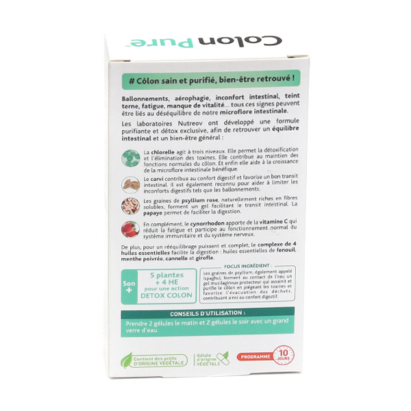 Colon Pure Purifiant intestinal gélules