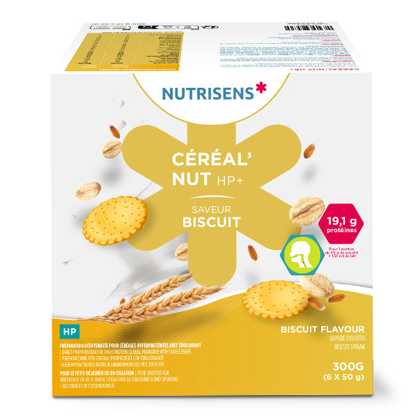 Nutrisens Cereal Nut HP+ Céréales hyperprotéinées et hypercaloriques