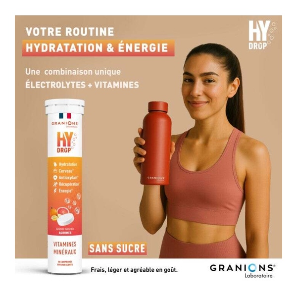 Granions Hydrop Vitamines et Minéraux comprimés