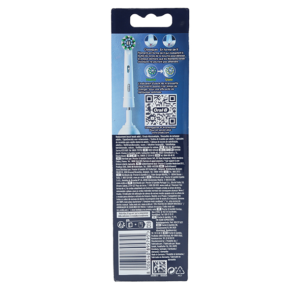 Oral B Cross Action Pro recharge brosse à dents électrique