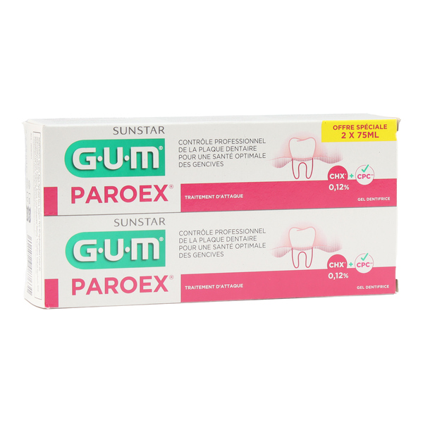 Paroex gel dentifrice anti-plaque