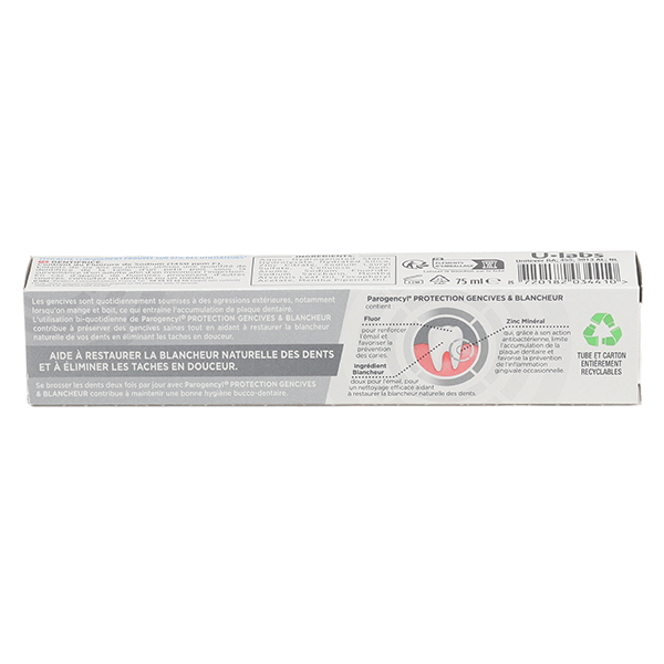 Parogencyl Protection Gencives et Blancheur dentifrice