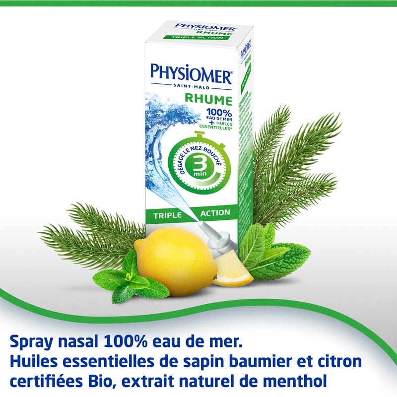 Physiomer Rhume triple action spray nasal