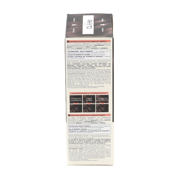 PhytoColor Kit Coloration permanente Châtain 4