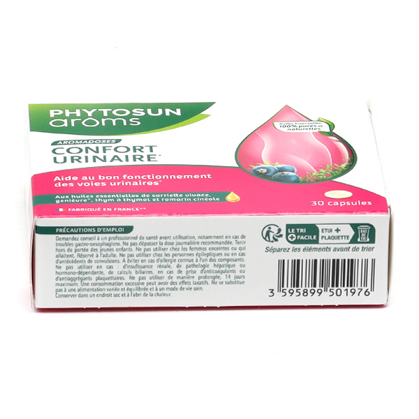 Phytosun Arôms Aromadoses Confort Urinaire capsules