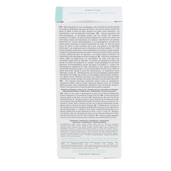 Phyt's Pureté Crème matifiante Bio
