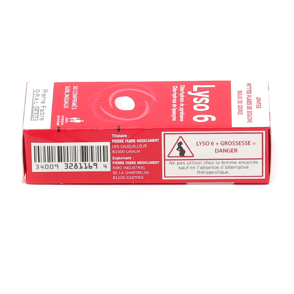 Lyso 6 Aphtes comprimé à sucer