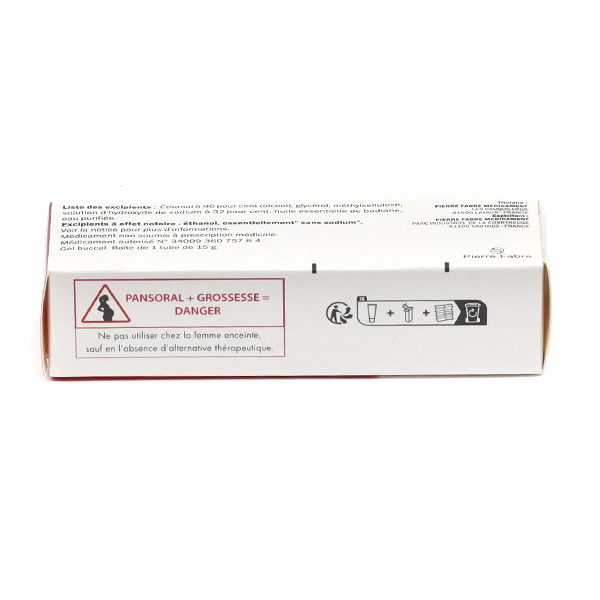 Pansoral gel buccal