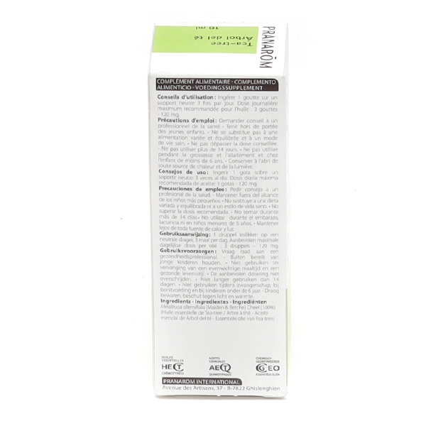 Pranarom Huile essentielle Tea Tree
