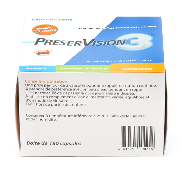 PreserVision 3 capsules