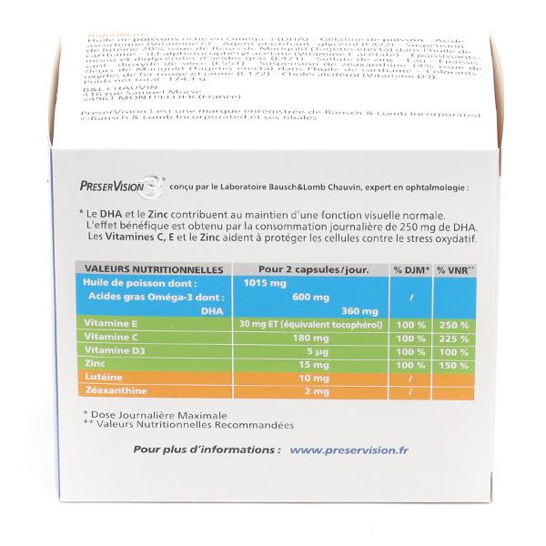PreserVision 3 capsules
