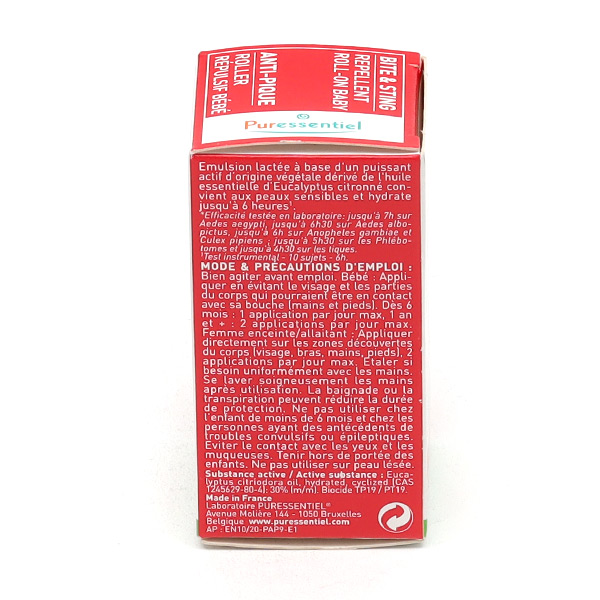 Puressentiel Anti Pique roller répulsif moustique bébé
