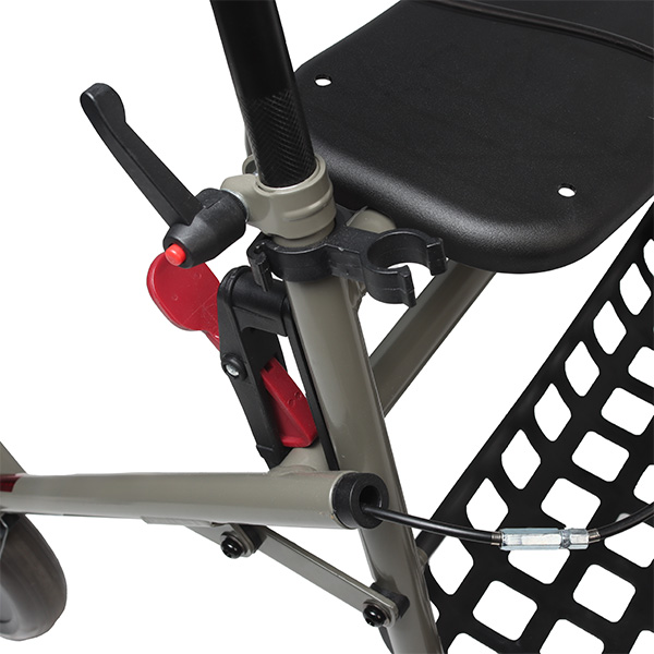 Déambulateur 4 roues avec panier