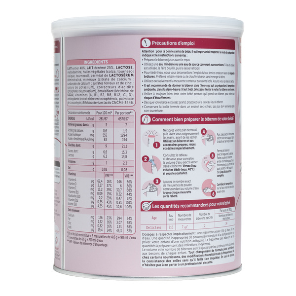 Guigoz Optipro Croissance lait 3ème âge