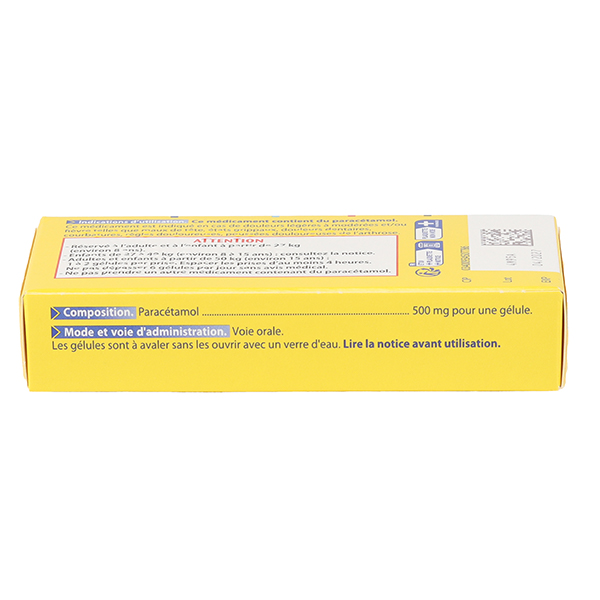 Doliprane 500 gélules