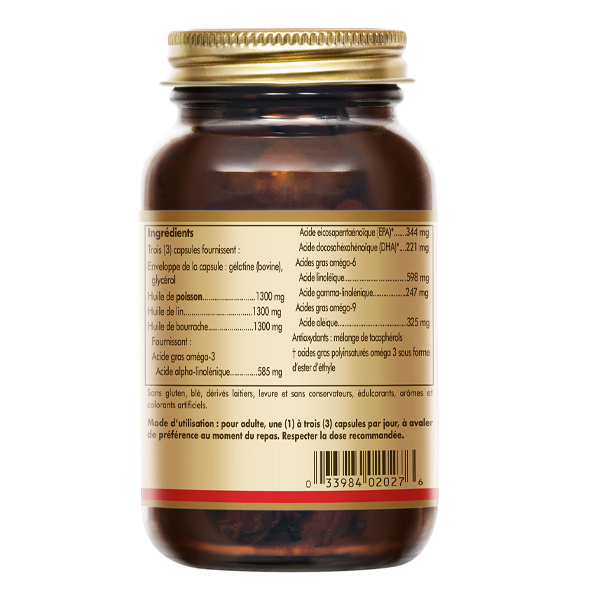 Solgar Omega 3-6-9 capsules