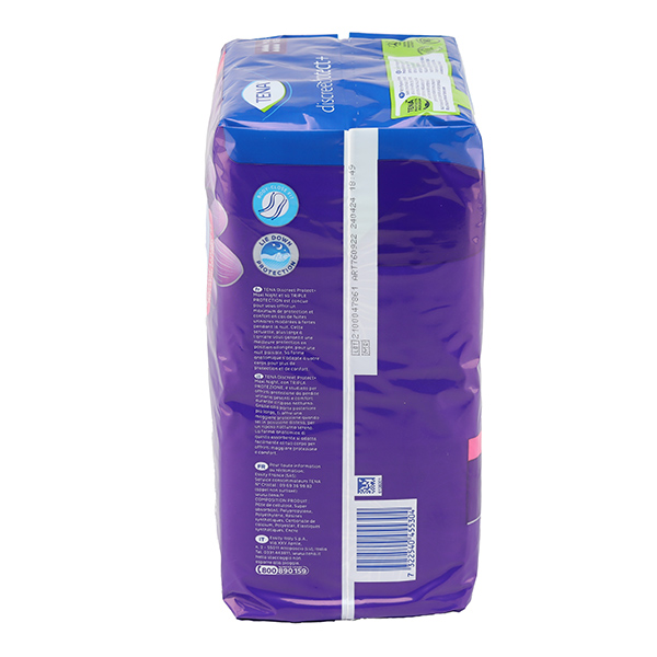 Tena Discreet Night Serviettes de nuit Maxi 8 gouttes