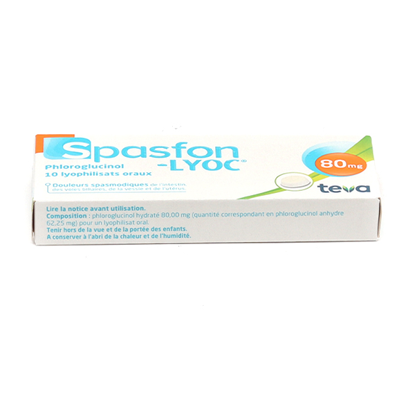 Spasfon Lyoc 80 mg antispasmodique