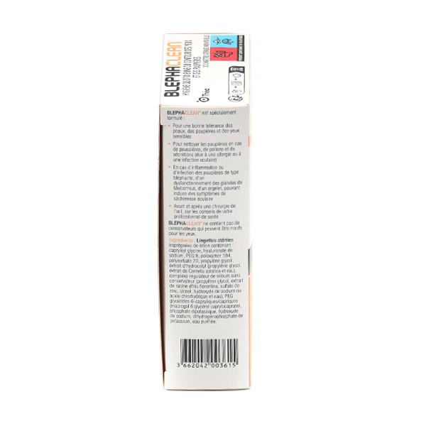 Blephaclean compresses imprégnées