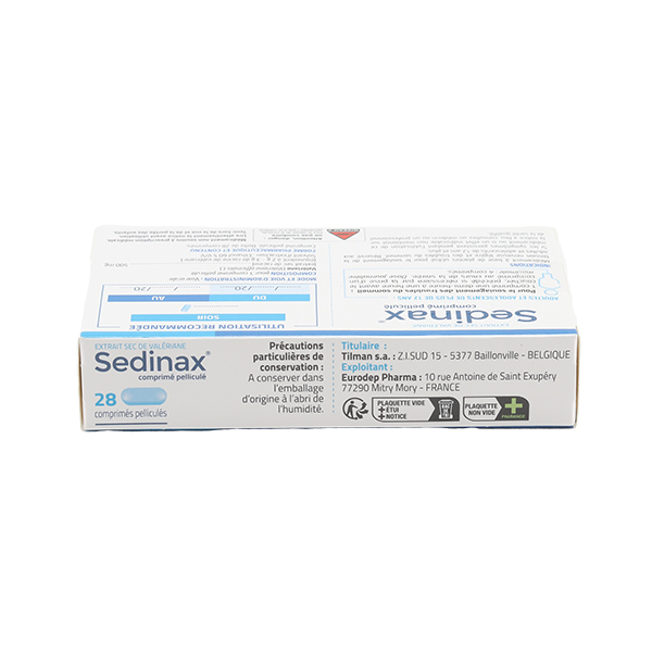 Sedinax troubles du sommeil comprimés