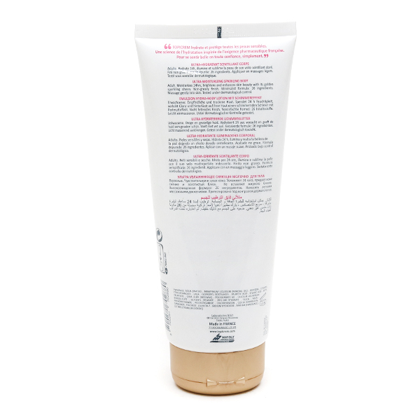 Topicrem Lait ultra-hydratant scintillant corps