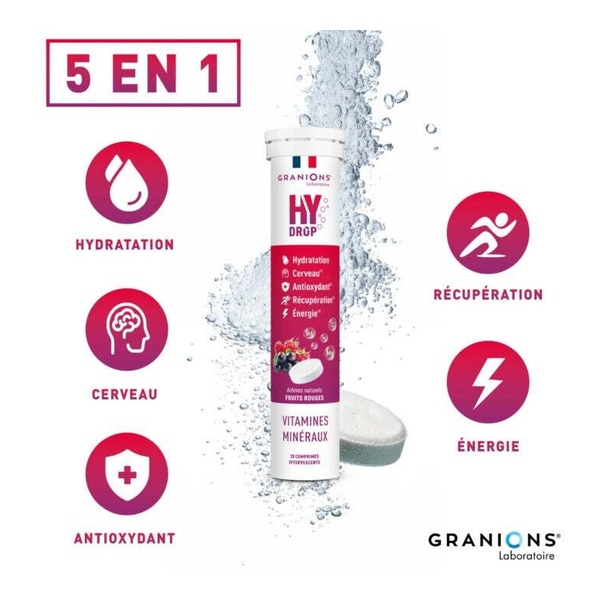 Granions Hydrop Vitamines et Minéraux comprimés