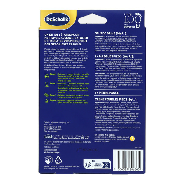 Scholl Pedi Perfect Kit Beauté des pieds 4 en 1