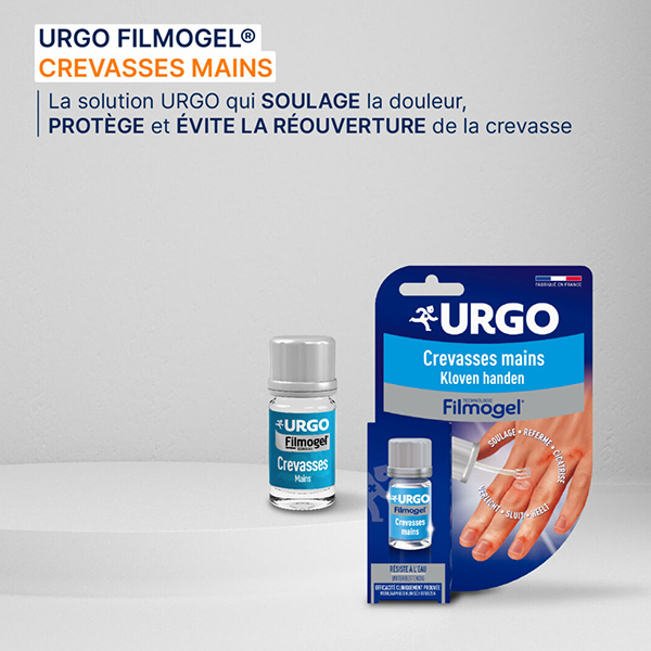 Urgo Filmogel crevasses mains pansement liquide