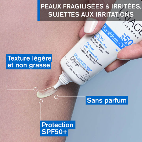 Uriage Bariéderm Cica crème SPF 50+