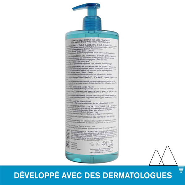Uriage Gel surgras dermatologique Derm Phy
