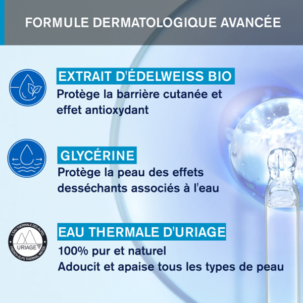 Uriage mousse d'eau nettoyante