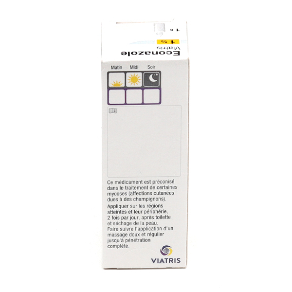 Econazole Viatris 1 % émulsion