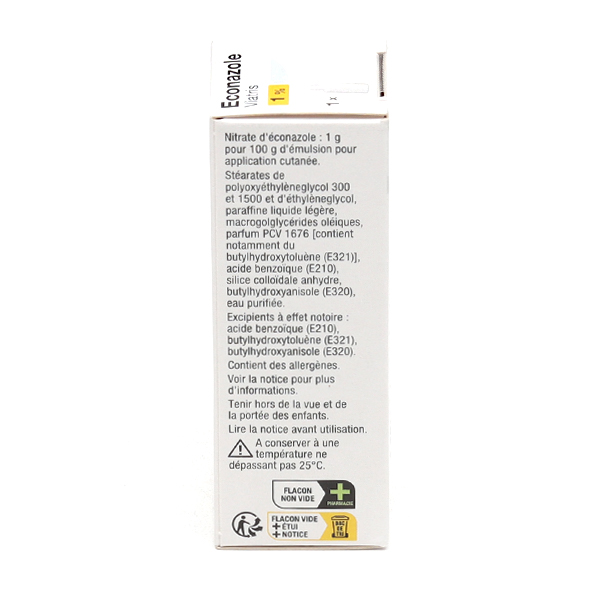 Econazole Viatris 1 % émulsion
