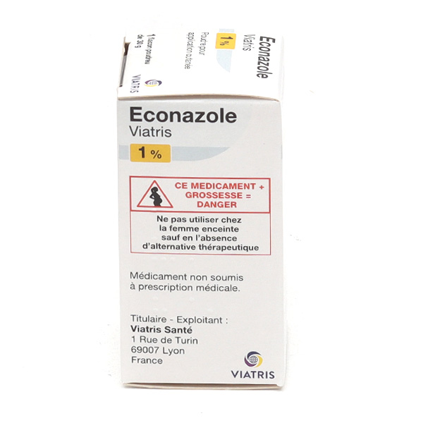 Econazole poudre mycose