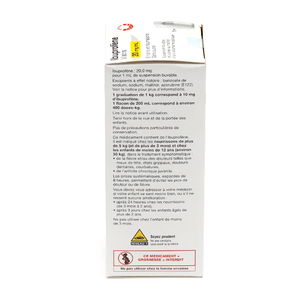 Ibuprofène enfant sirop sans sucre Viatris