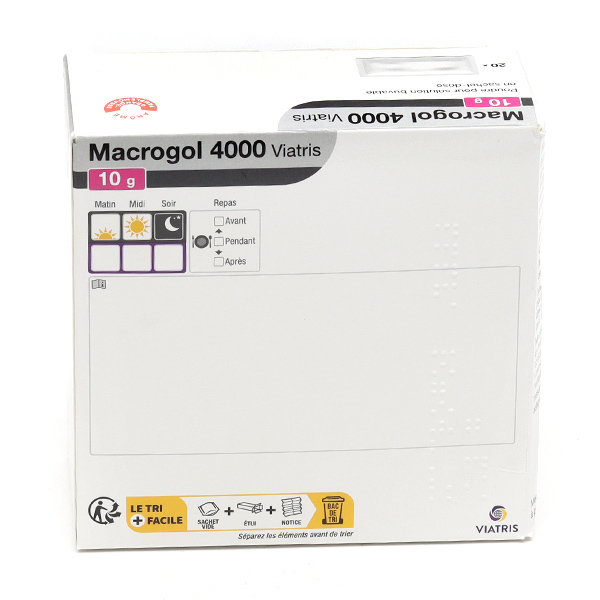 Macrogol 4000 sachet constipation