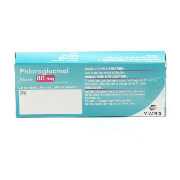 Phloroglucinol 80 mg comprimé orodispersible Viatris