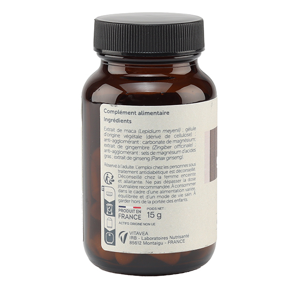 Vitavea Maca et Gingembre gélules