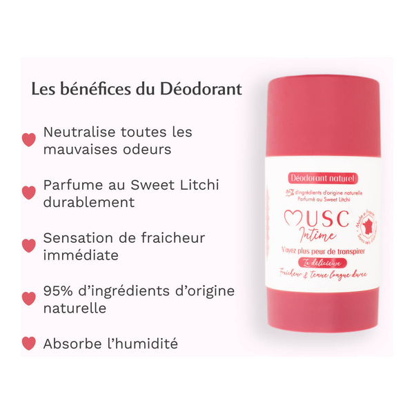 Musc Intime Déodorant Naturel