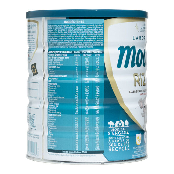 Modilac Riz AR 3 Lait de croissance