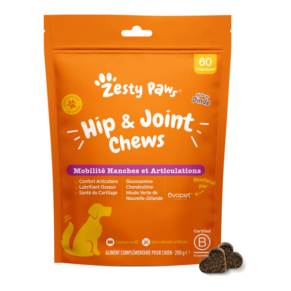 Zesty Paws Mobilité et Articulations friandises pour chien