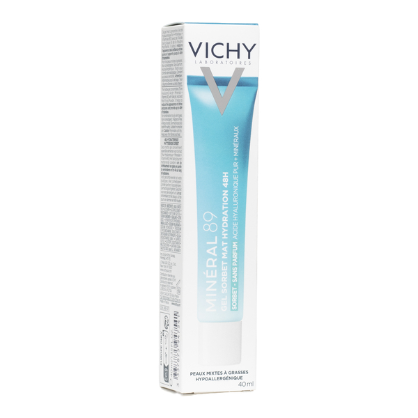 Vichy Mineral 89 Gel sorbet mat hydratation 48h