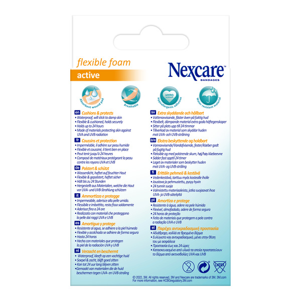 Nexcare Pansements Active Flexible