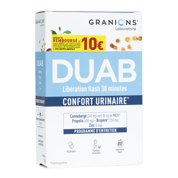 Duab Confort urinaire gélules