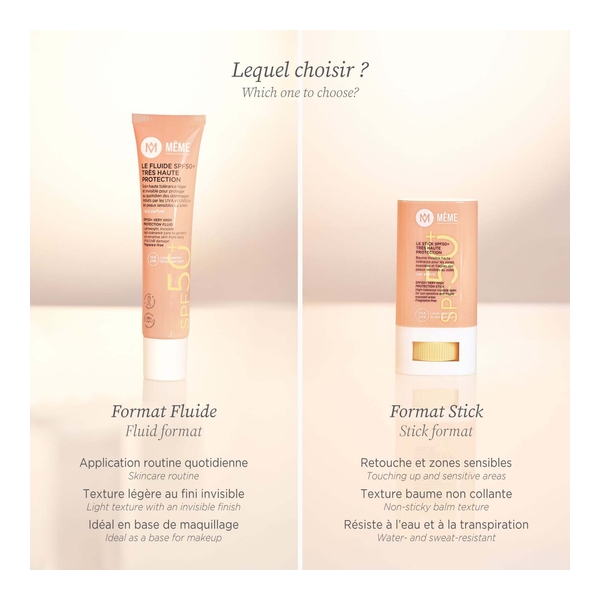 Même Cosmetics Le Fluide solaire Haute protection SPF 50+