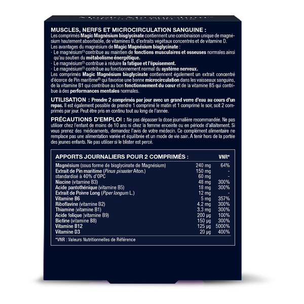 New Nordic Magic Magnésium Bisglycinate comprimé