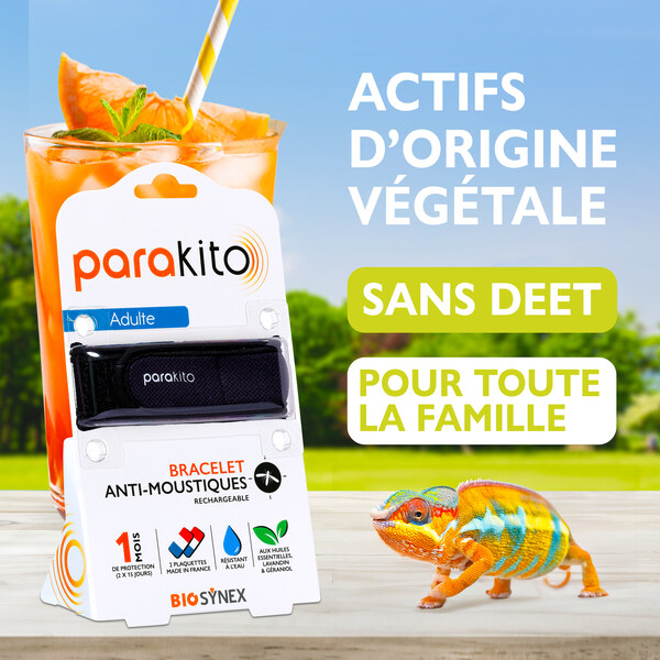 Parakito Bracelet anti moustique adulte