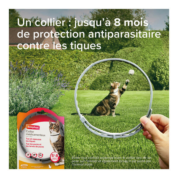 Collier anti puce chat Beaphar