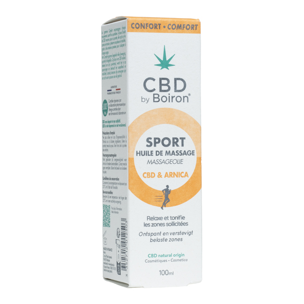 Huile de massage sport CBD by Boiron